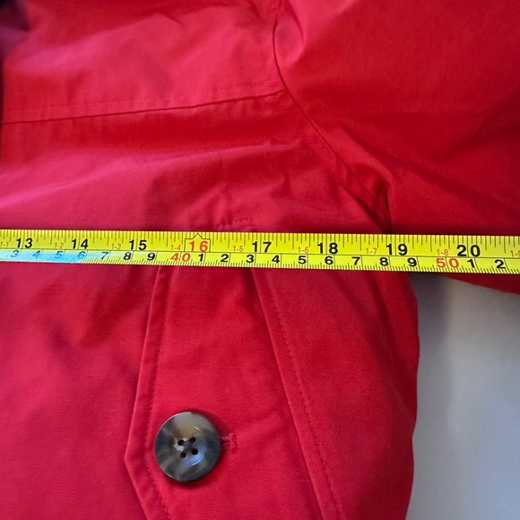 Woolrich Arctic Red Hooded Parka with Coyote Fur Trim | Size XS - Picture 10 of 12